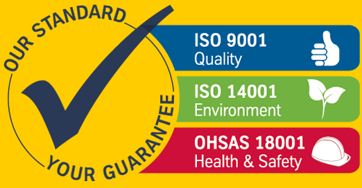 iso compliance quality guarantee stamp with check mark