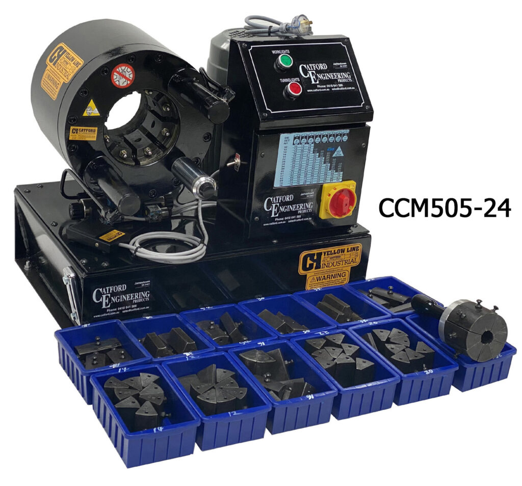 Hose Crimping Machines 240V, 12V, Hand Pump Catford Engineering